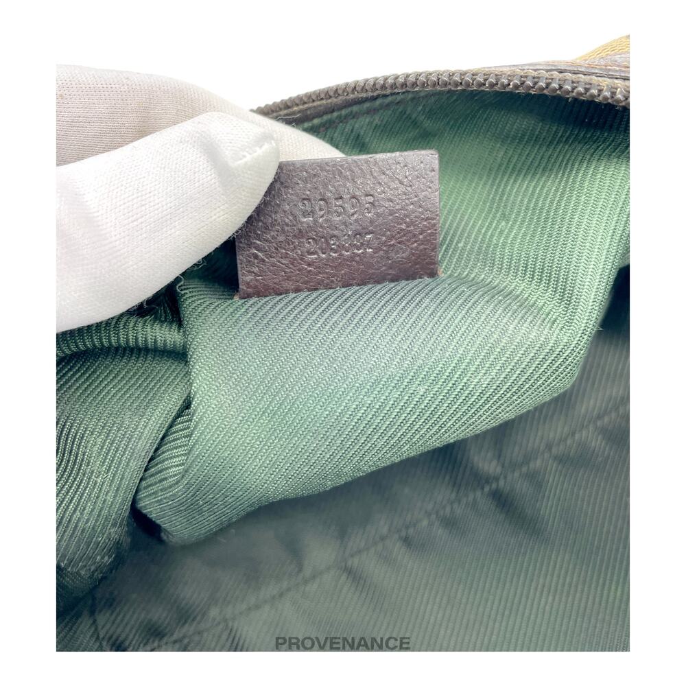 🔴 Gucci Zip Pouch - GG Canvas Brown - Picture 10 of 10